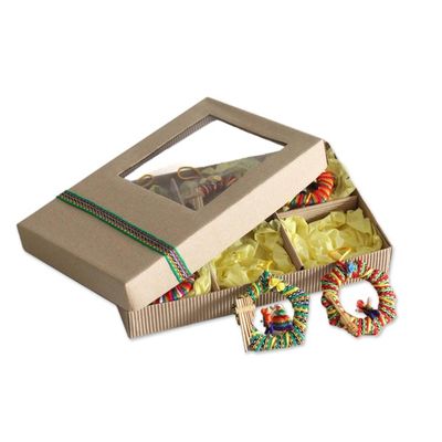 Alternate image for Ornaments Set of 6 Musical Wreath