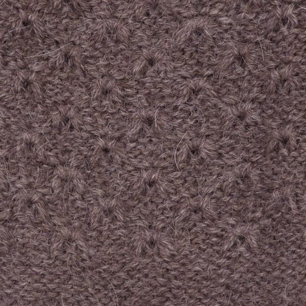 Alternate image for Patterned 100 Baby Alpaca Fingerless Mitts in Chestnut Passionate Pattern in Chestnut