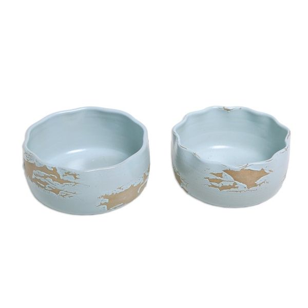 Alternate image for Handcrafted Ceramic Bowls from Java Pair Two Minds