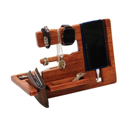 Alternate image for Natural-Finish Jempinis Wood Organizer from Bali Singaraja Natural