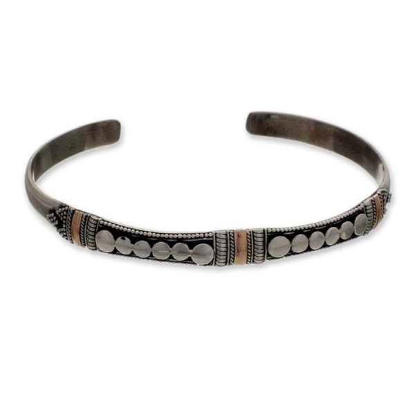 Alternate image for Gold Plated Sterling Silver Cuff Bracelet So Close