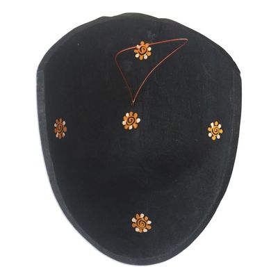 Alternate image for Hand Crafted Batik Wood Mask from Java Bird Dance