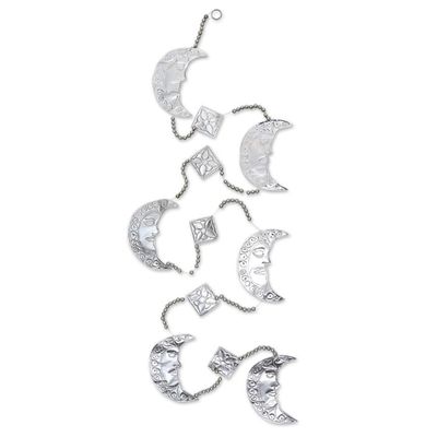 Alternate image for Aluminum Crescent Moon Holiday Garland Holiday Crescent