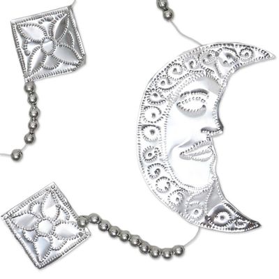 Alternate image for Aluminum Crescent Moon Holiday Garland Holiday Crescent