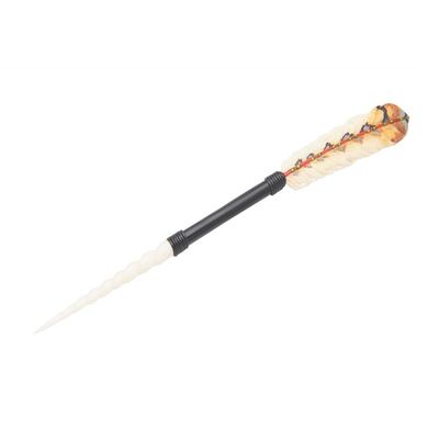 Alternate image for Feather-Themed Hand-Painted Hairpin in Warm Hues Feathered Nature