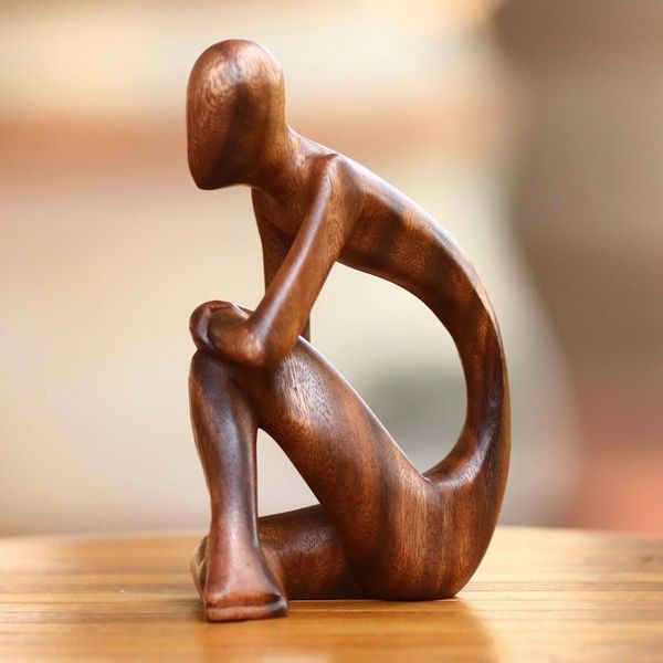 Alternate image for Wood sculpture Alone