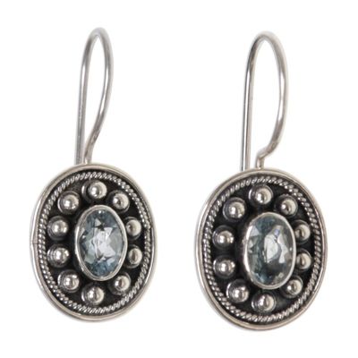 Alternate image for Blue topaz drop earrings Exquisite Harmony