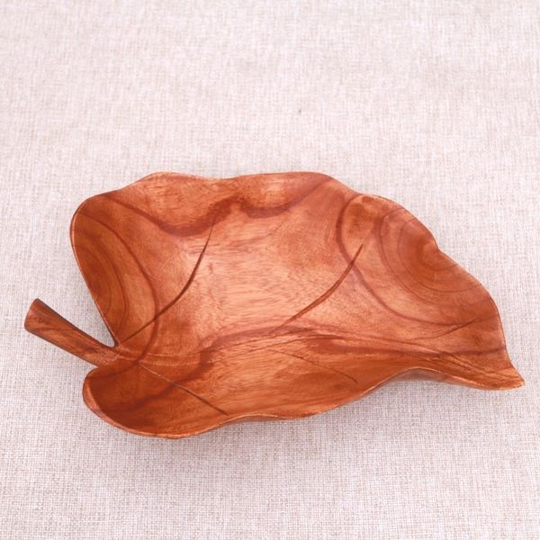 Alternate image for Suar Wood Leaf Catchall Crafted in Indonesia Floating Leaf
