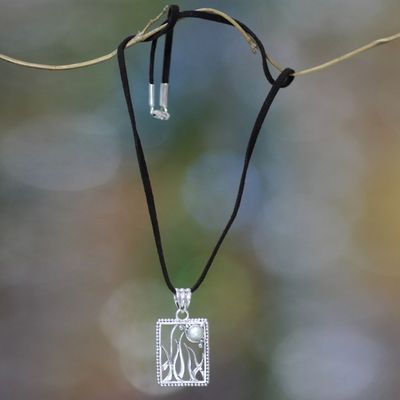 Alternate image for Artisan Crafted Pearl and Sterling Silver Necklace Jewelry Natures Moon