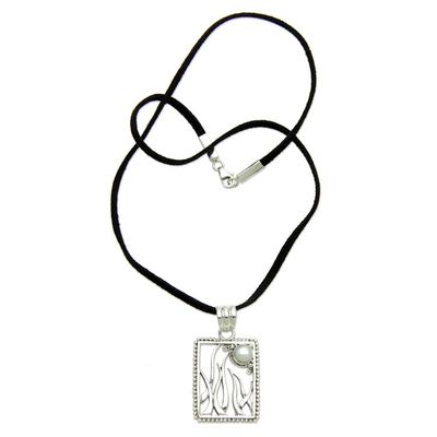 Alternate image for Artisan Crafted Pearl and Sterling Silver Necklace Jewelry Natures Moon