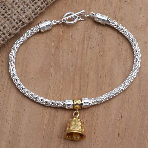 Alternate image for Gold-Plated Sterling Silver Charm Bracelet from Bail Nagas Bell