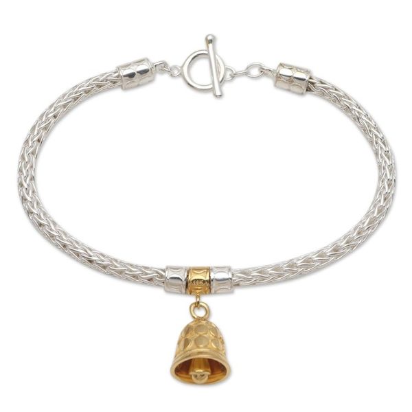 Alternate image for Gold-Plated Sterling Silver Charm Bracelet from Bail Nagas Bell