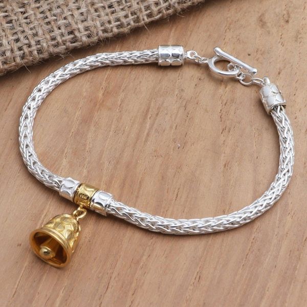 Alternate image for Gold-Plated Sterling Silver Charm Bracelet from Bail Nagas Bell