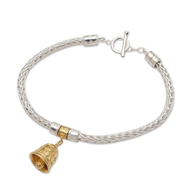 Alternate image for Gold-Plated Sterling Silver Charm Bracelet from Bail Nagas Bell