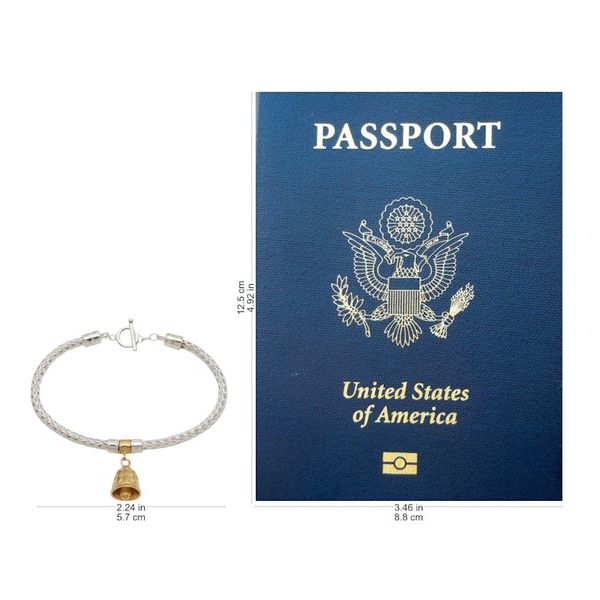 Alternate image for Gold-Plated Sterling Silver Charm Bracelet from Bail Nagas Bell
