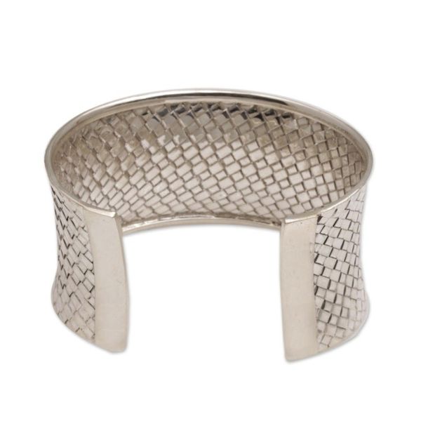 Alternate image for Sterling silver cuff bracelet Circle of Joy