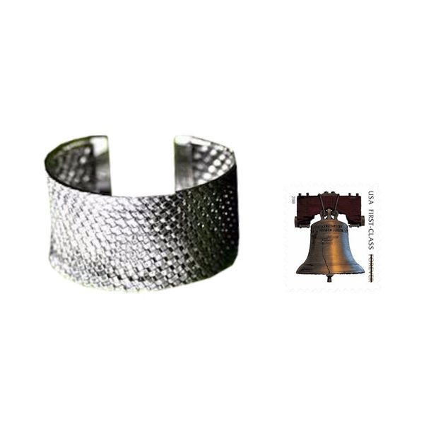 Alternate image for Sterling silver cuff bracelet Circle of Joy
