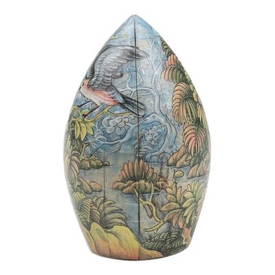 Alternate image for Buddhism Wood Sculpture Hidden Buddha