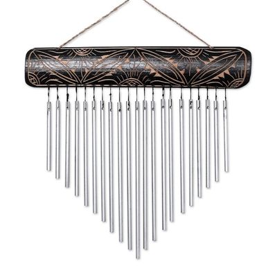 Alternate image for Handcrafted Bamboo and Aluminum Wind Chimes from Bali Melodic Dance