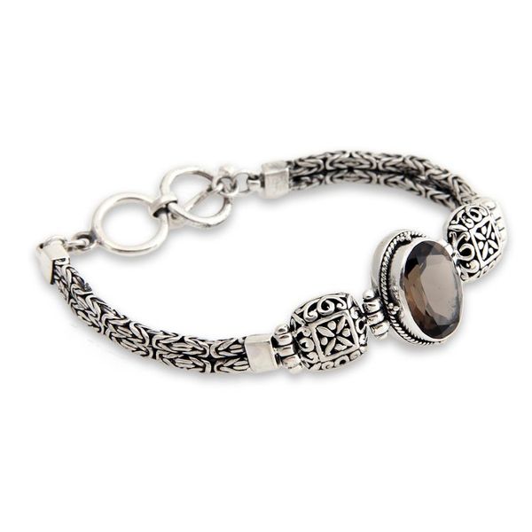 Alternate image for Smoky quartz pendant bracelet Forever