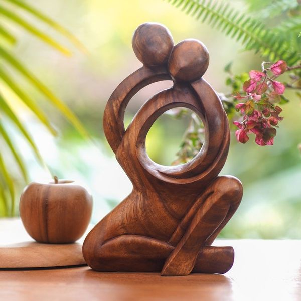 Alternate image for Abstract Lovers Sculpture Together Forever