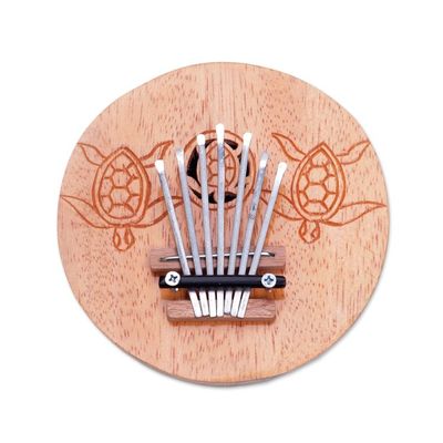 Alternate image for Hand Crafted Balinese Coconut Shell Thumb Piano Turtle Kalimba