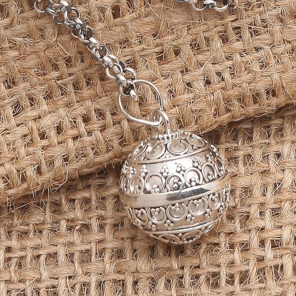 Alternate image for Balinese Sterling Silver Harmony Ball Necklace Angel Amulet