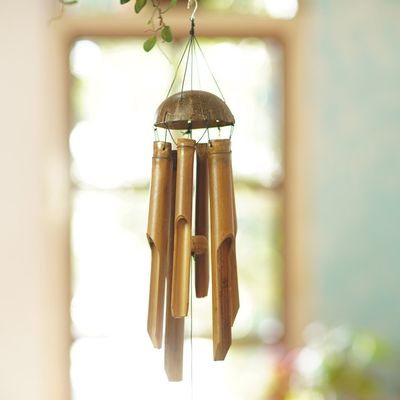 Alternate image for Hand Crafted Bamboo Wind Chime from Bali Melody Garden