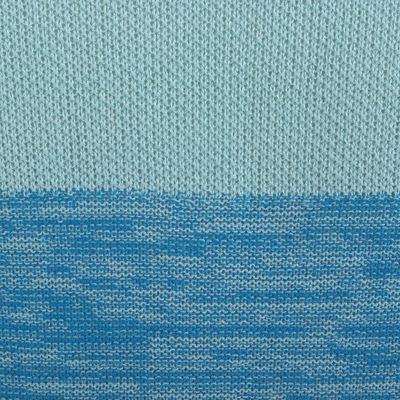 Alternate image for Cotton Blend Mens Vest in Mint and Blue Tones Mint and Blue