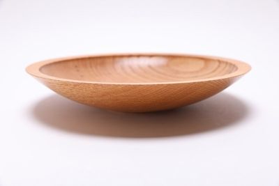 Alternate image for #2618 Quartersawn Red Oak Wooden Bowl  10 1/4 x 2