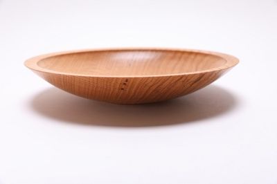 Alternate image for #2618 Quartersawn Red Oak Wooden Bowl  10 1/4 x 2