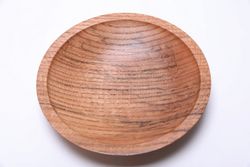Image for #2617 Spalted Quartersawn Red Oak Wooden Bowl  9 3/4 x 1 7/8