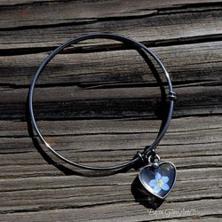 Image for Forget Me Not Bracelet, Heart Charm