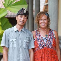 Wayan Arta and Sharon