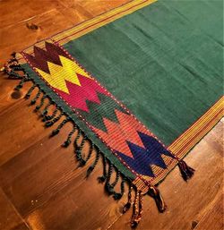 Image for Hand-woven Green Zacualpa Table Runner
