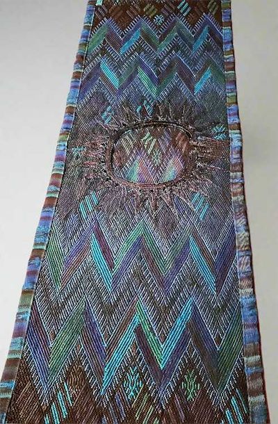 Alternate image for Beautiful Blue Huipile Table Runner