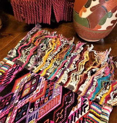Alternate image for Colorful Guatemalan Huipile Table Runner