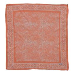 Image for Hand Dyed Batik Bandana - Soft Lightweight Cotton, Golden Iris, In Peach Color