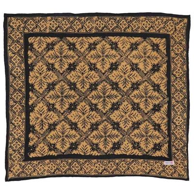 Alternate image for Hand Dyed Batik Bandana, 100% Soft Cotton, Harvest, Brown Black