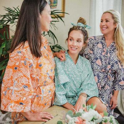 Alternate image for Batik Bandana Green Royalty, 100% Cotton, Hand Dyed Hair Cover Scarf