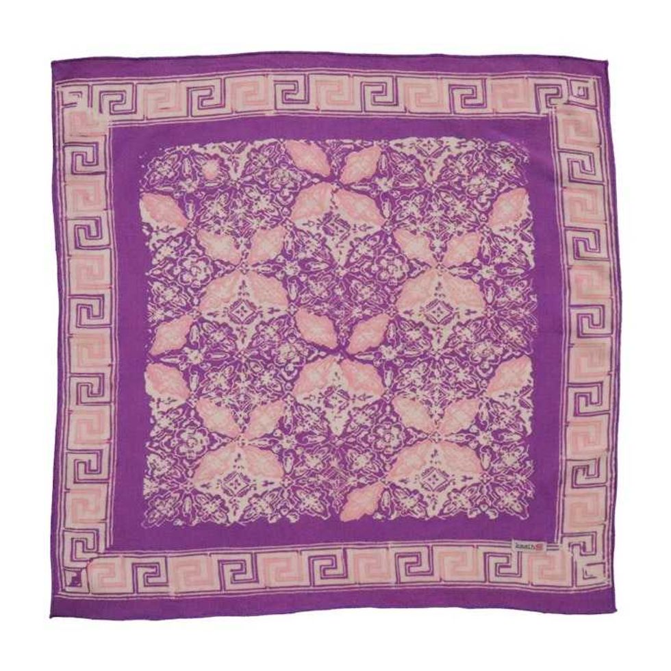 Hand Dyed Batik Bandana, 100% Soft Cotton, Lavender Love, Purple