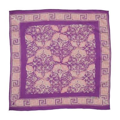 Alternate image for Hand Dyed Batik Bandana, 100% Soft Cotton, Lavender Love, Purple