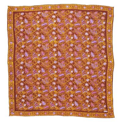 Alternate image for Large 39 Hand Dyed Batik Bandana, 100% Soft Cotton, Dusky fern