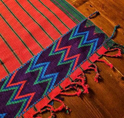 Alternate image for Hand-woven Red Zacualpa Table Runner