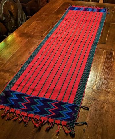 Alternate image for Hand-woven Red Zacualpa Table Runner