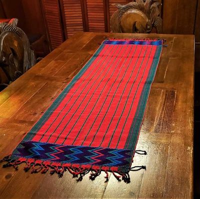 Alternate image for Hand-woven Red Zacualpa Table Runner