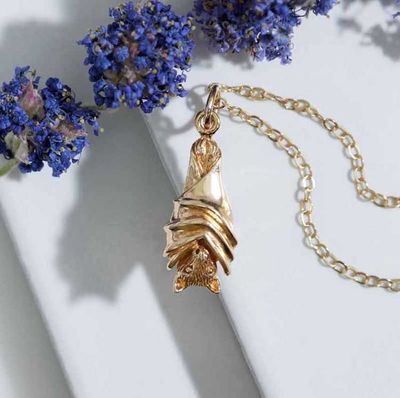 Alternate image for Hanging Bat Necklace