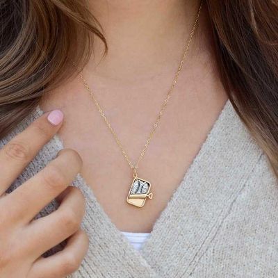 Alternate image for Sardine Can Necklace