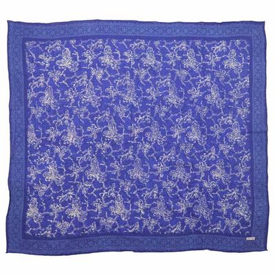 Alternate image for Large 39 Hand Dyed Batik Bandana, 100% Soft Cotton, Butterfly