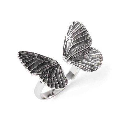 Alternate image for Adjustable Butterfly Wing Ring